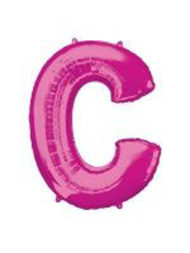 Picture of PINK LETTER C FOIL BALLOON